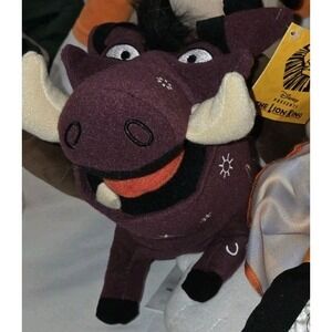 Disney The Lion King The Musical Pumbaa Plush Toy, Rare Purple Color, New W/ Tag